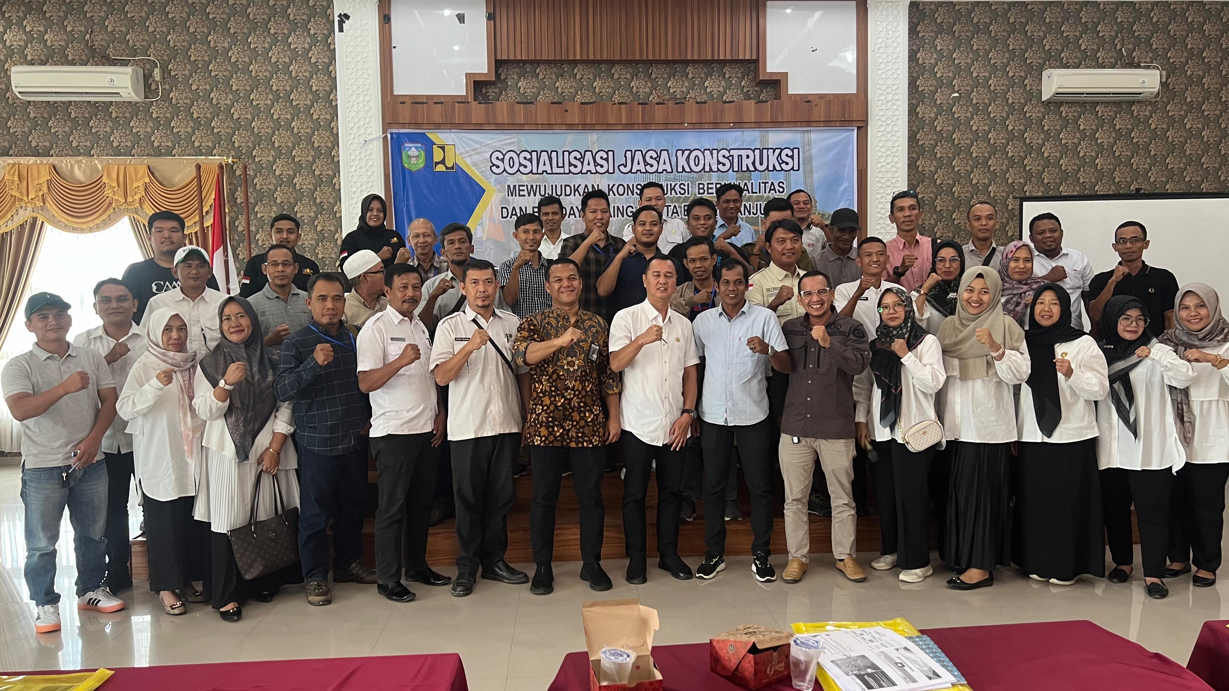 Sosialisasi Jasa Konstruksi di Kabupaten Sarolangun: Wujudkan Konstruksi Berkualitas dan Berdaya Saing